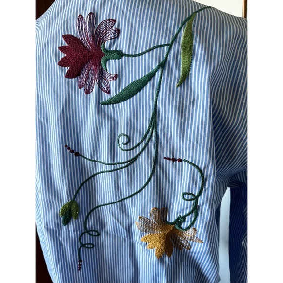 Zara Woman Embroidered Shirt - Picture 8 of 16